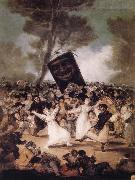 Francisco Jose de Goya The Burial of the Sardine oil on canvas